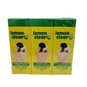 Lemon Clear Beauty Serum - Yellow & Green Packaging 3pack